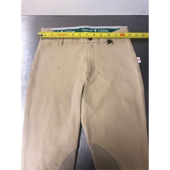 Private Edition Juniors Horse Show Equestrian Tan Workout Activewear Horseback R - Picture 5 of 8
